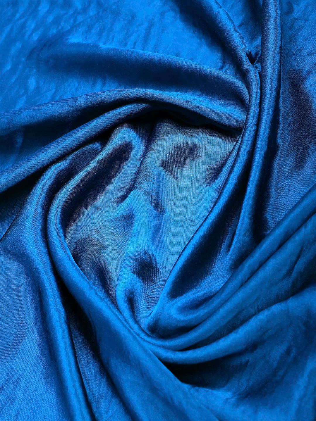 Lake Blue Satin Woven Saree