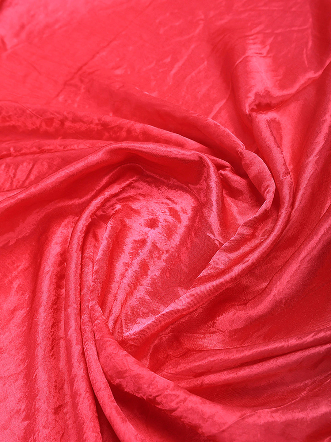 Wine Satin Woven Saree