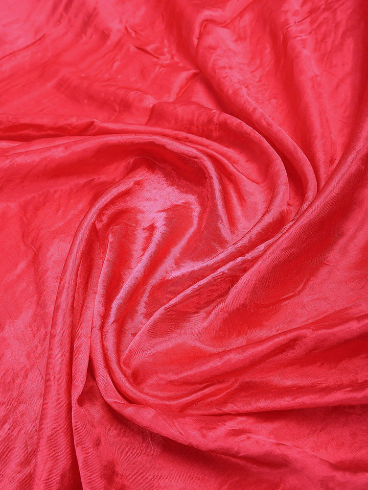 Rani Satin Woven Saree