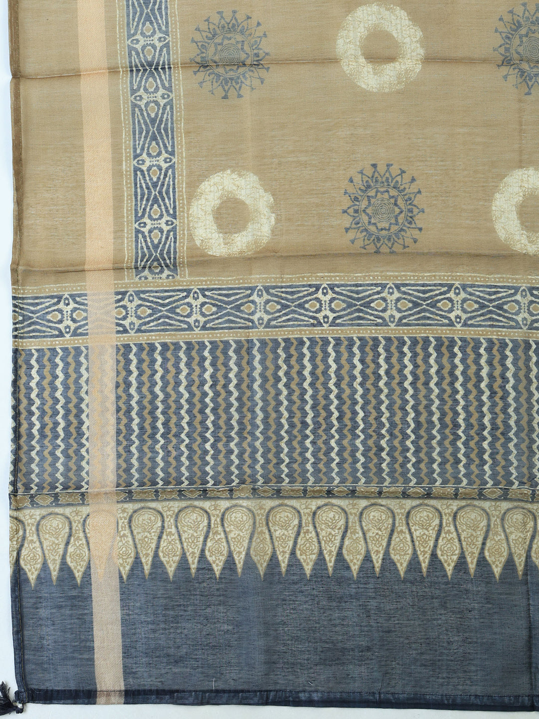 Mehndi Art Silk Plain Unstitched Dress Material