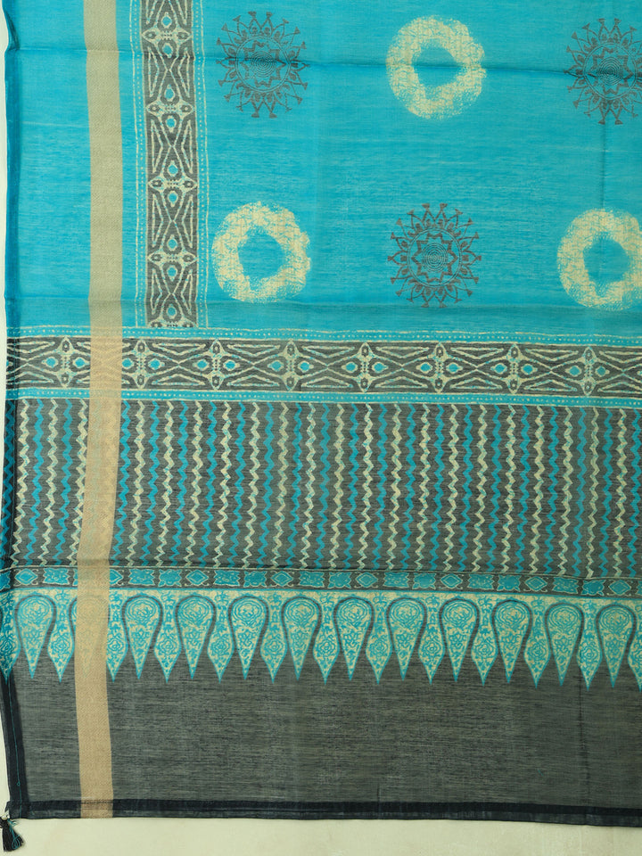 Sea-Green Art Silk Plain Unstitched Dress Material