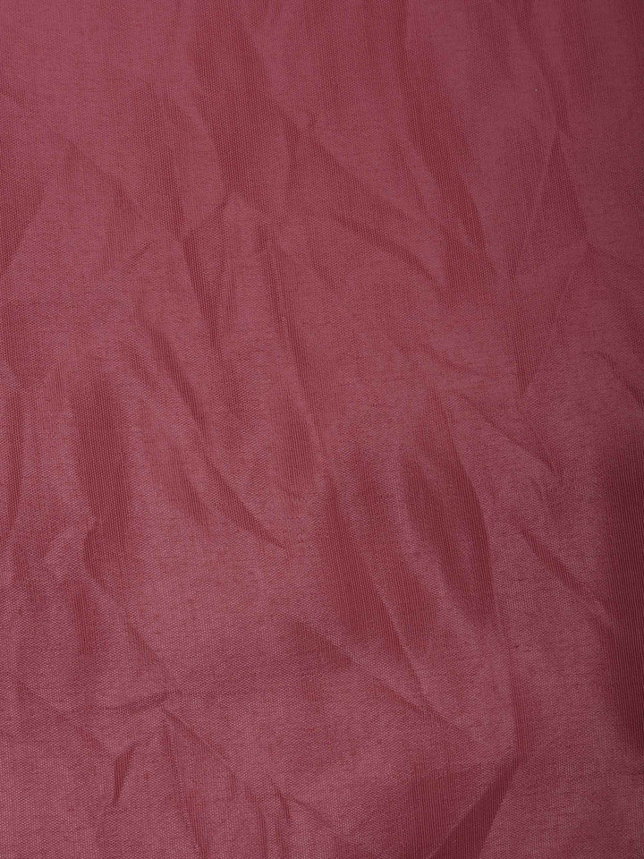 Pink Chanderi Embroidered Unstitched Dress Material