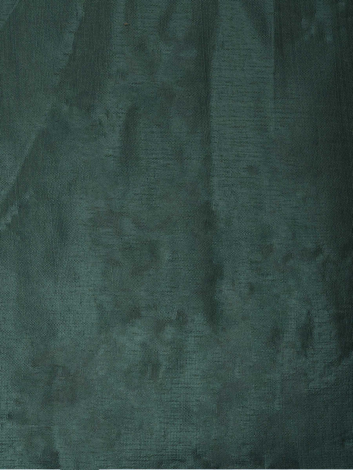 Green Tissue Embroidered Unstitched Dress Material