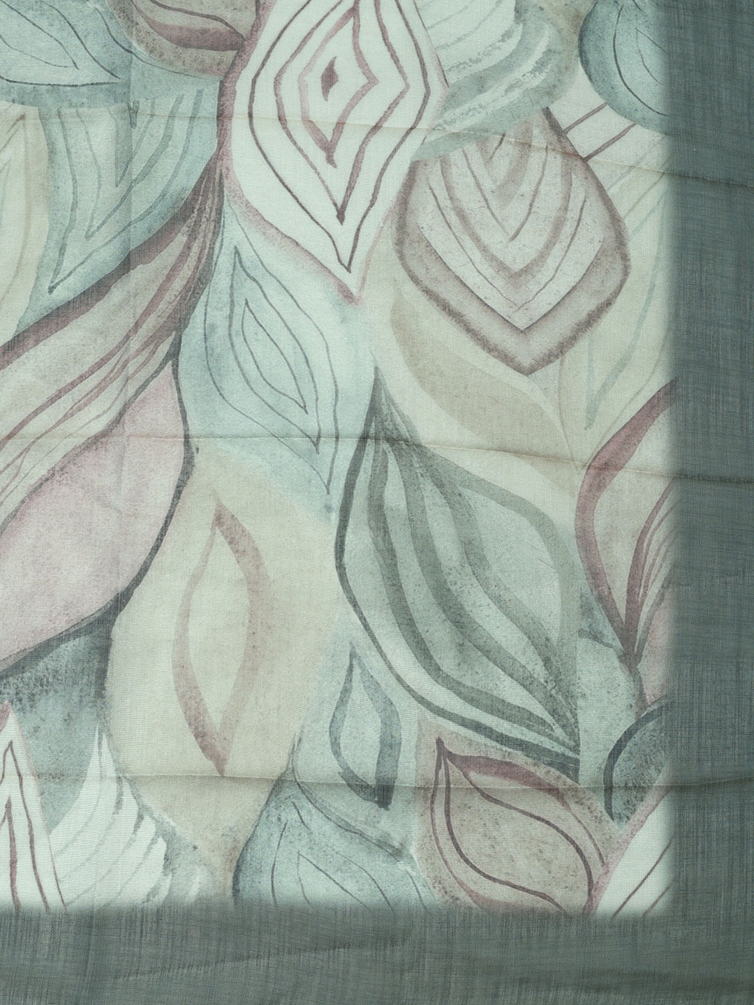 Grey Tissue Embroidered Unstitched Dress Material