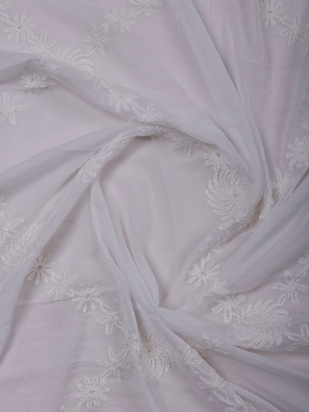 Pink Cotton Blend Embroidered Unstitched Dress Material