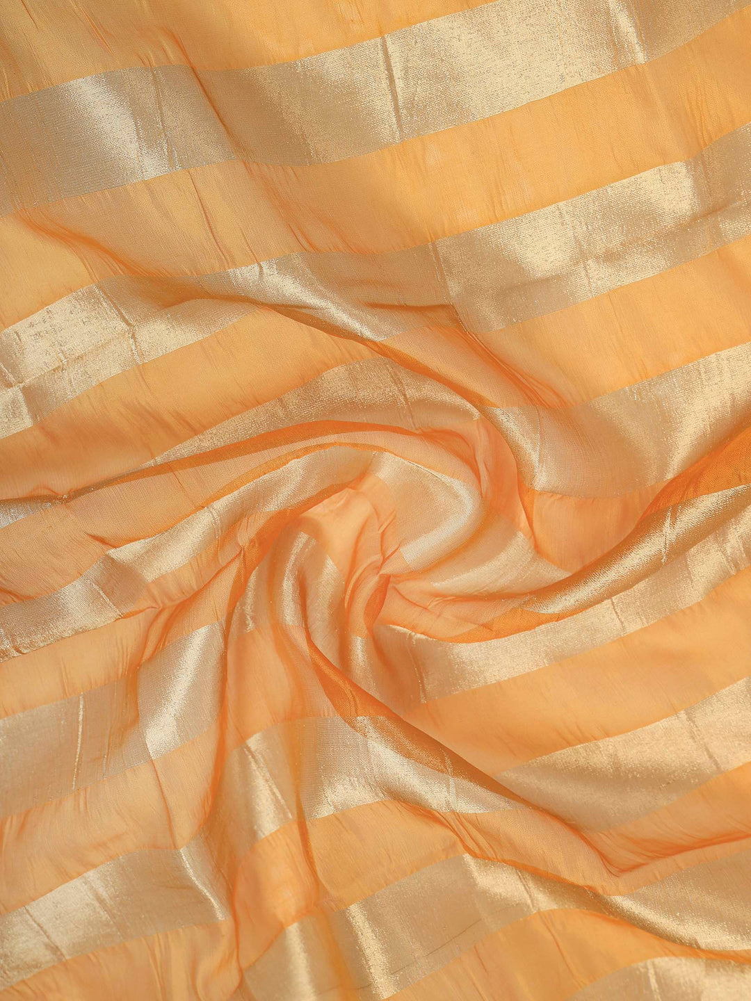 Mustard Embroidered Chanderi Kurta With Pant &amp; Dupatta