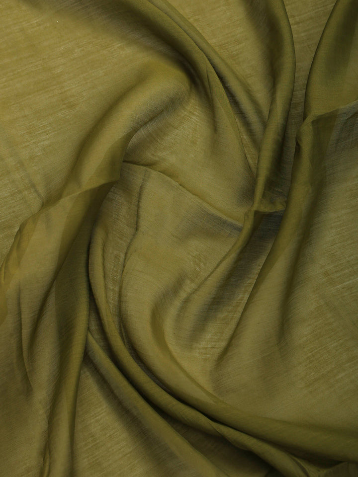 Pista Green Embroidered Crepe Kurta With Pant &amp; Dupatta