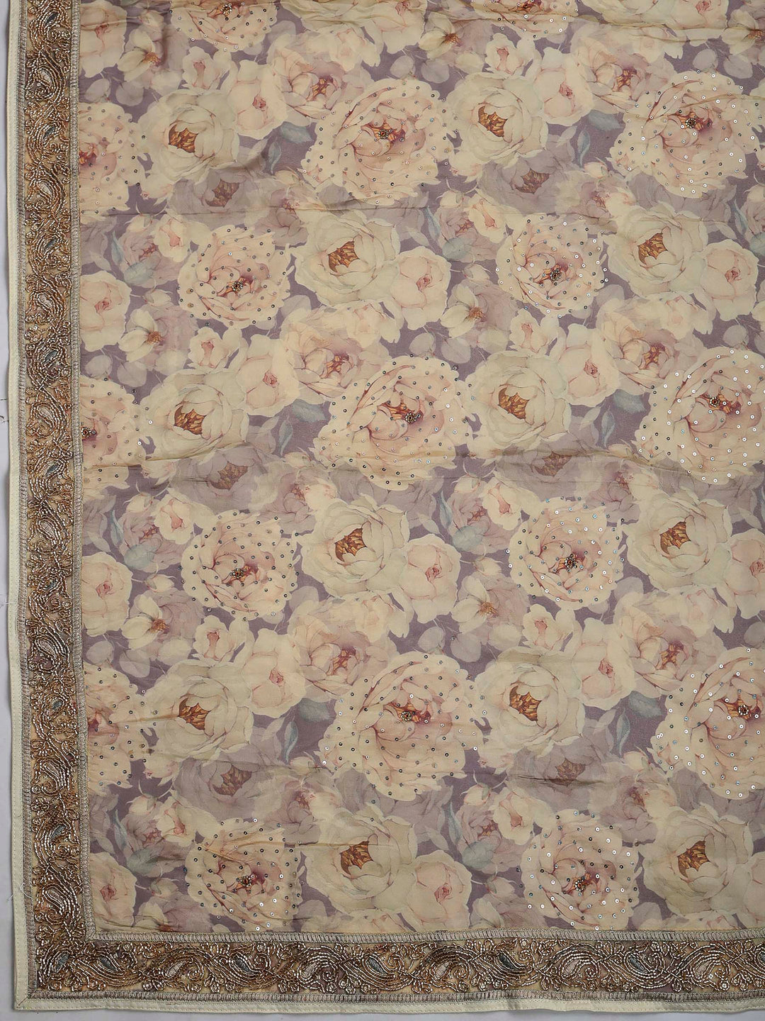 Hyacinth Art Silk Printed Saree