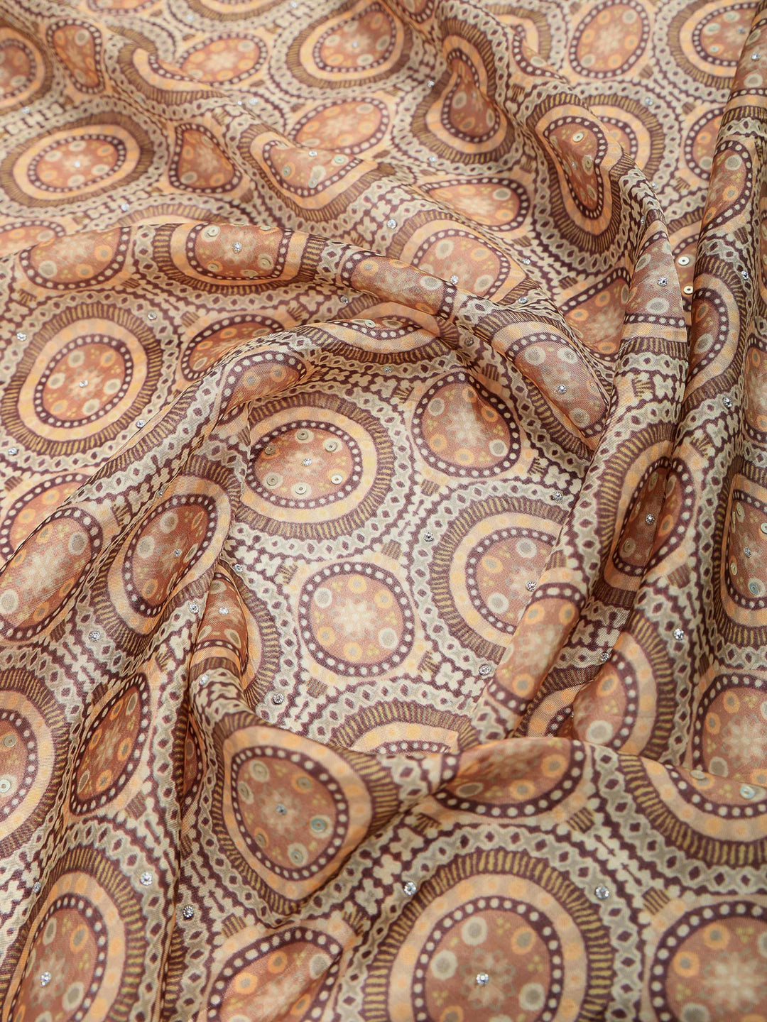 Black Art Silk Printed Saree