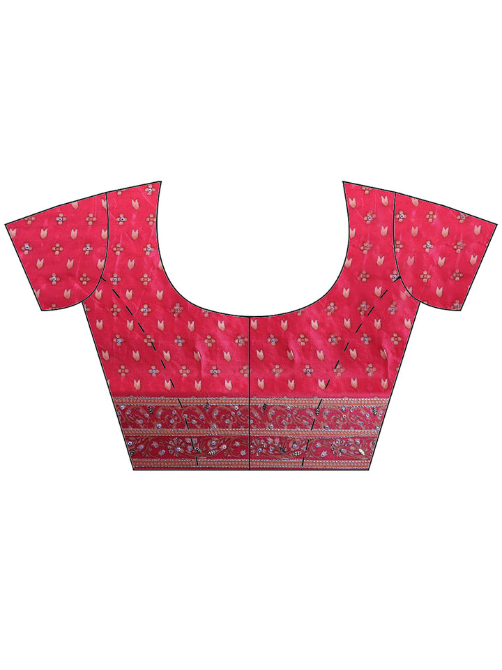 Rani Art Silk Printed Saree