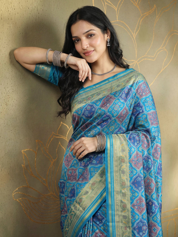 Firozee Art Silk Woven Saree