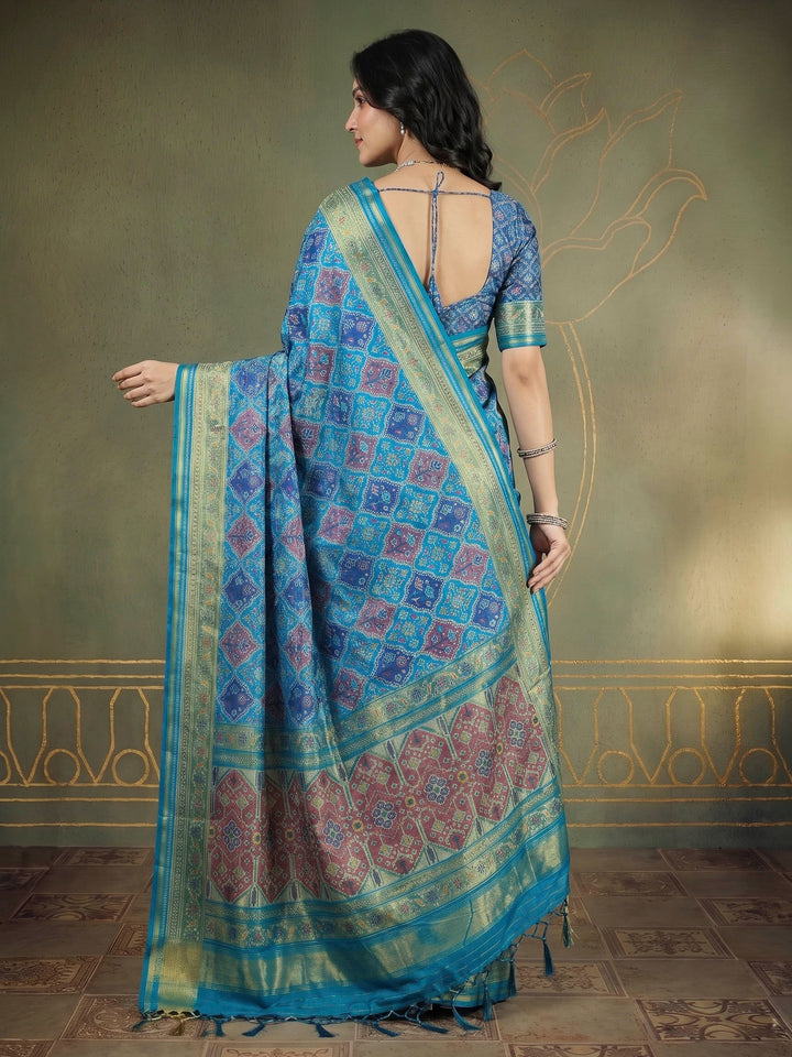 Firozee Art Silk Woven Saree