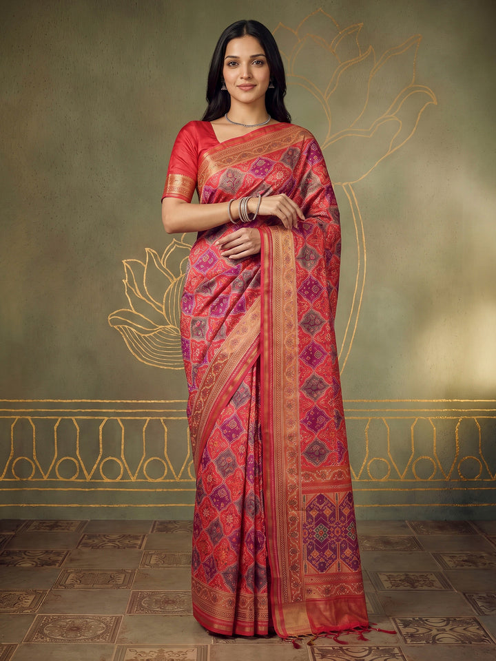 Rani Art Silk Woven Saree