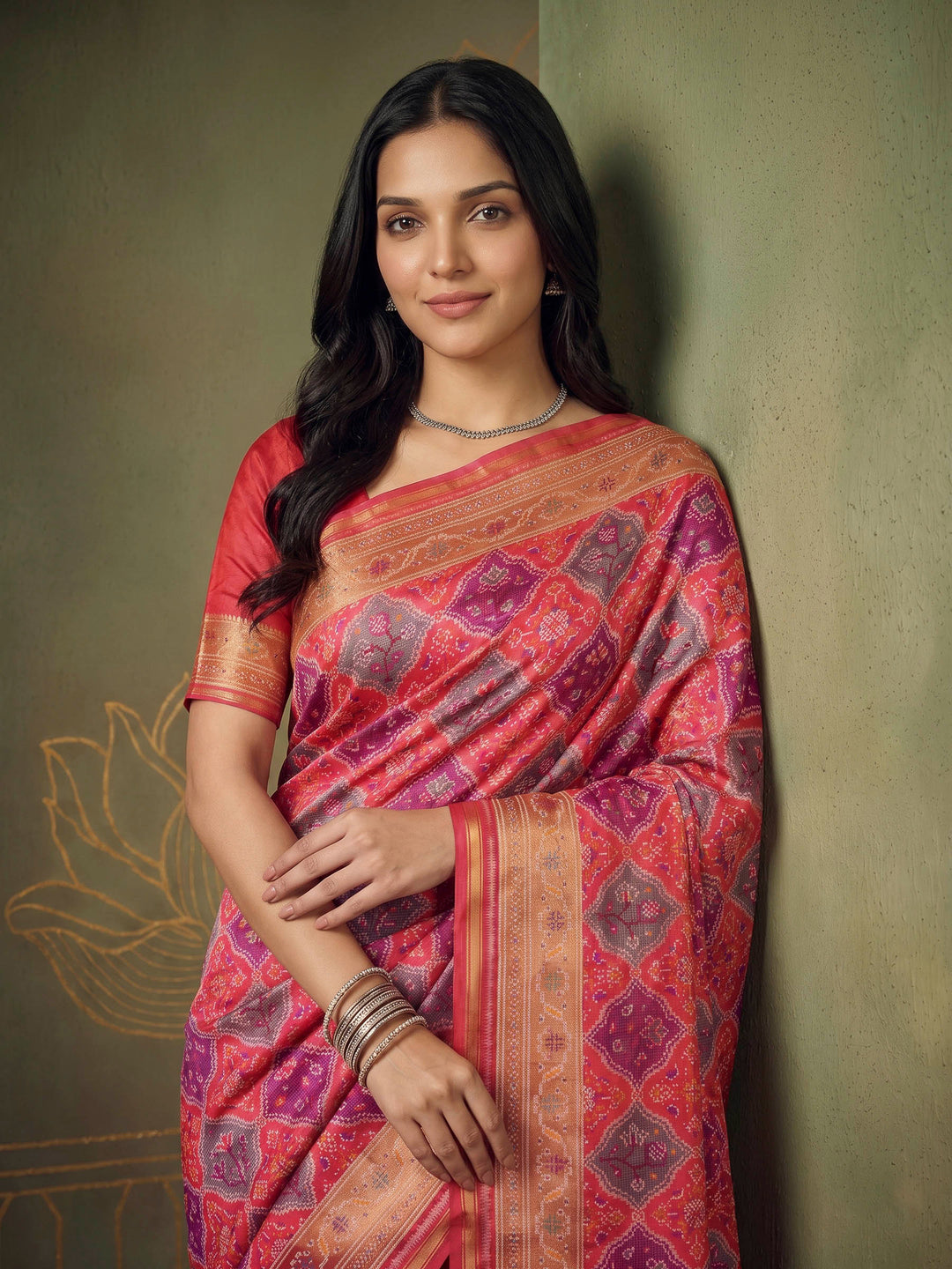 Rani Art Silk Woven Saree