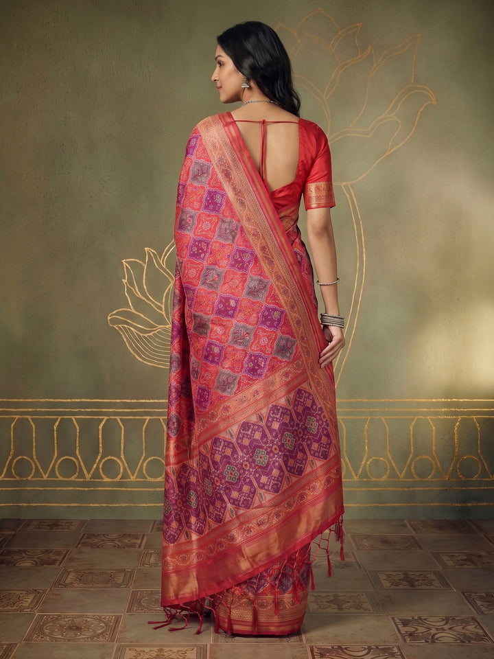 Rani Art Silk Woven Saree