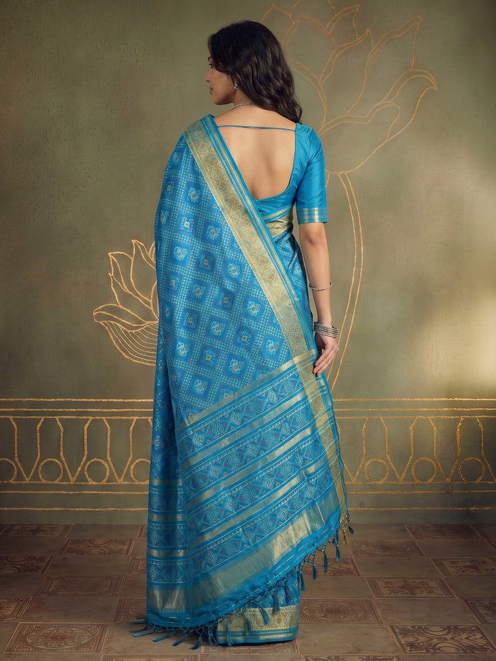 Firozee Art Silk Woven Saree