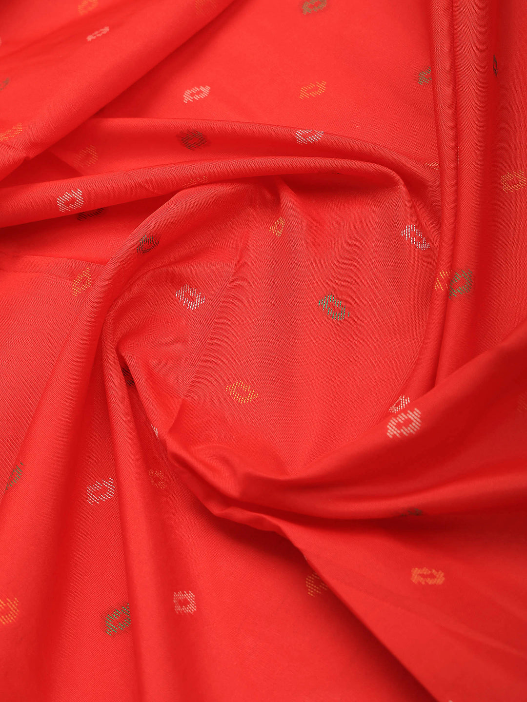 Red Art Silk Woven Saree