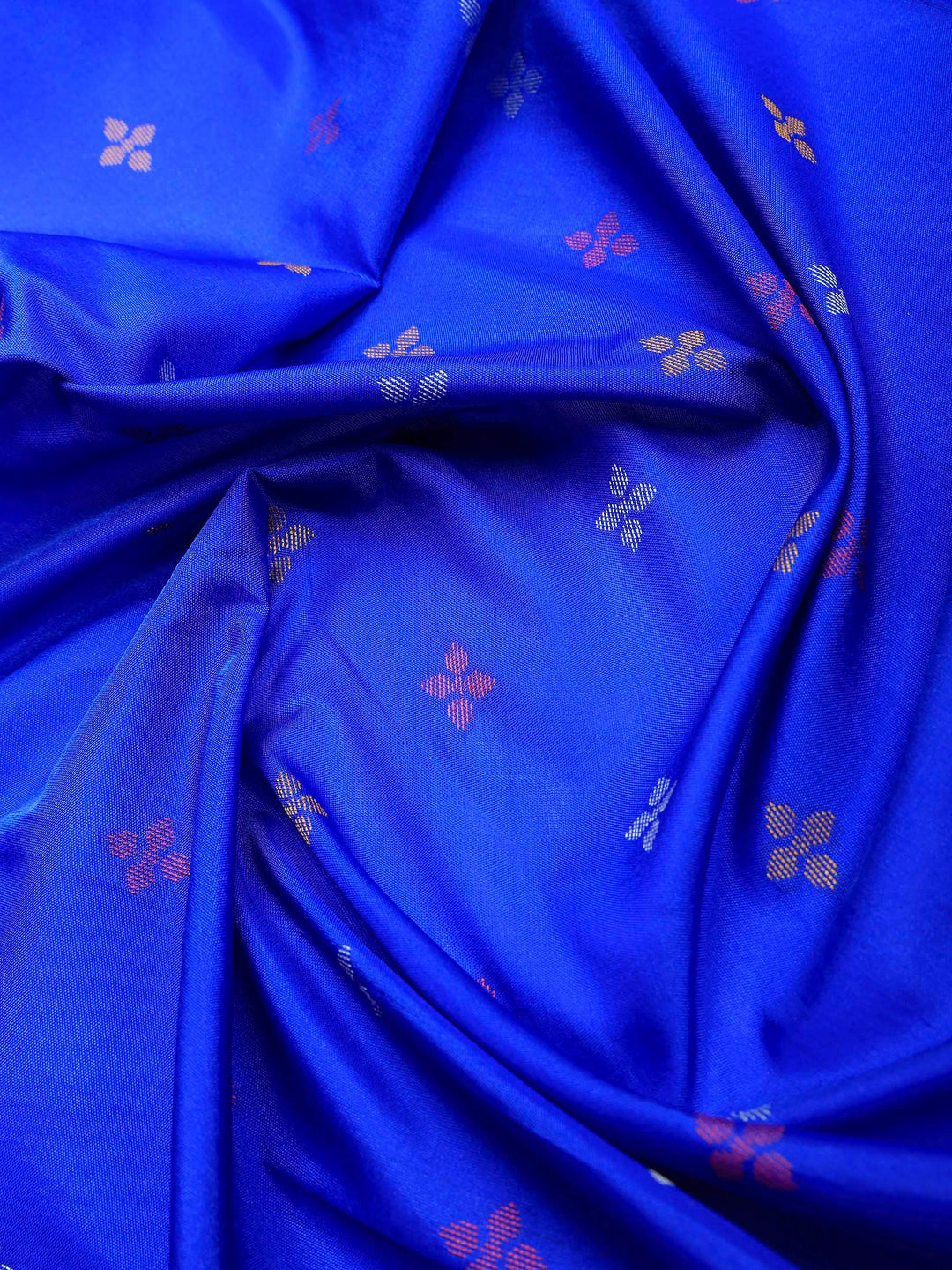 Royal Blue Art Silk Woven Saree