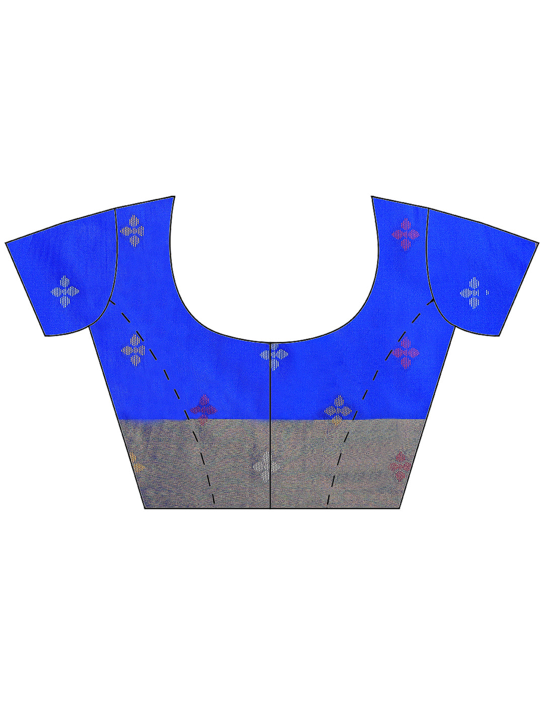 Royal Blue Art Silk Woven Saree