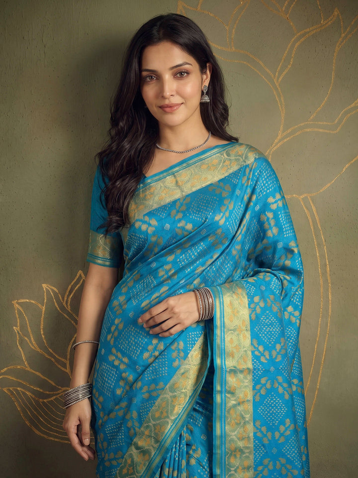 Firozee Art Silk Woven Saree