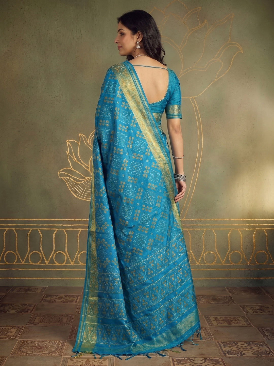 Firozee Art Silk Woven Saree
