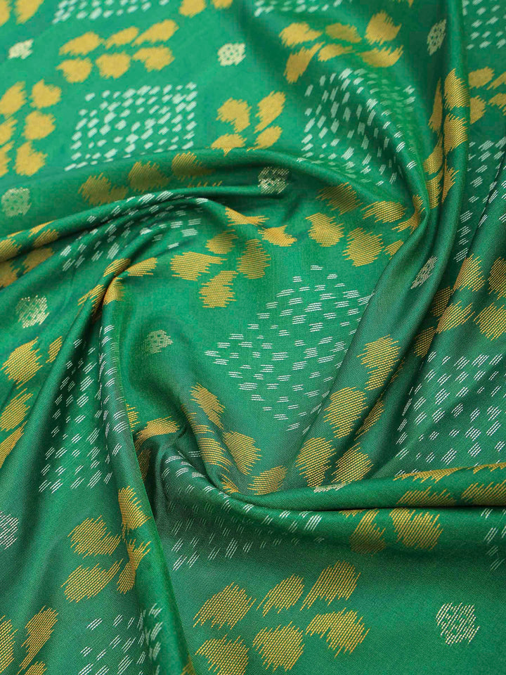 Green Art Silk Woven Saree