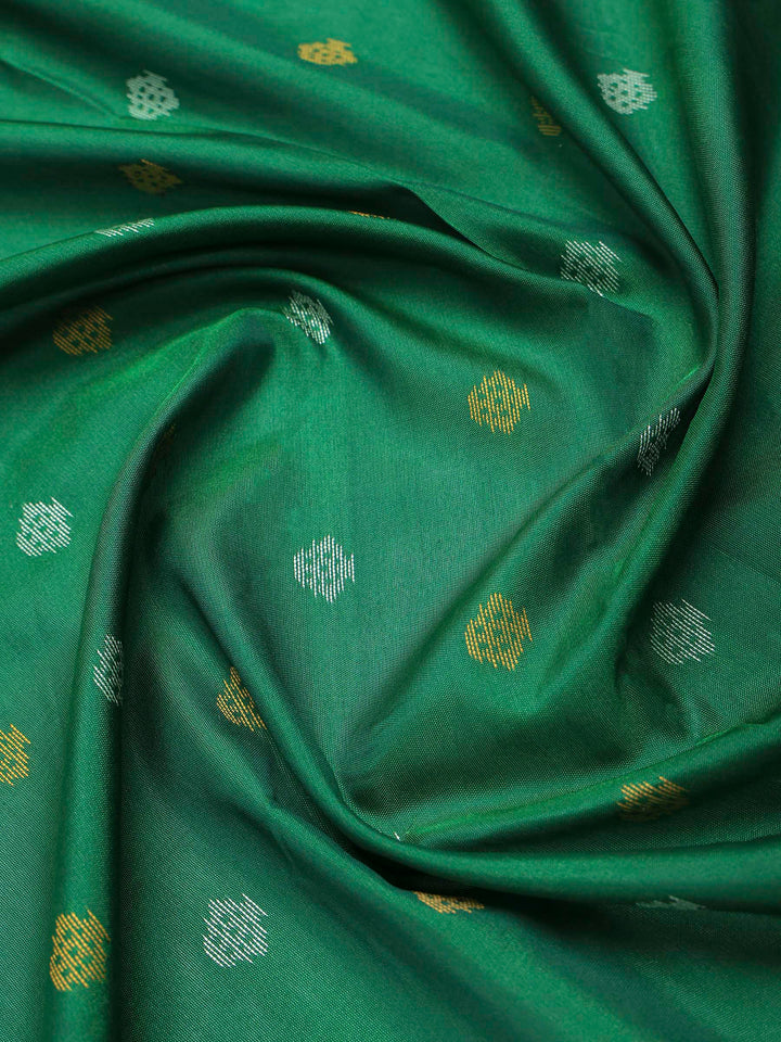 Green Art Silk Woven Saree