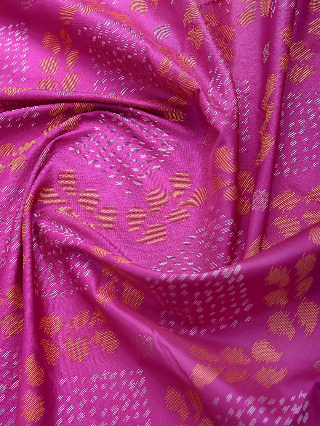 Magenta Art Silk Woven Saree