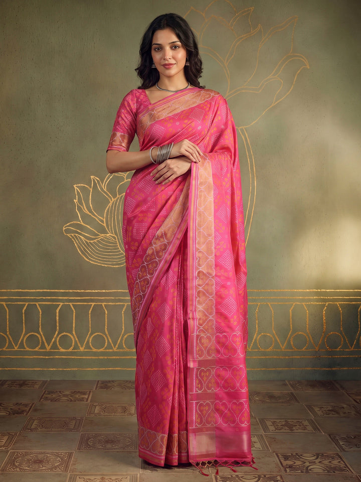 Rani Art Silk Woven Saree
