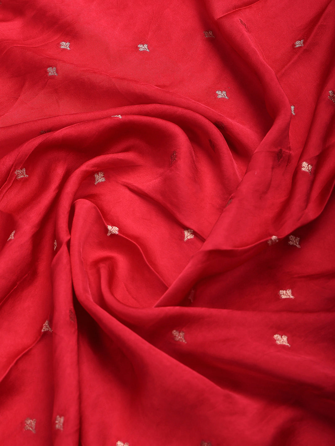 Rani Satin Woven Saree