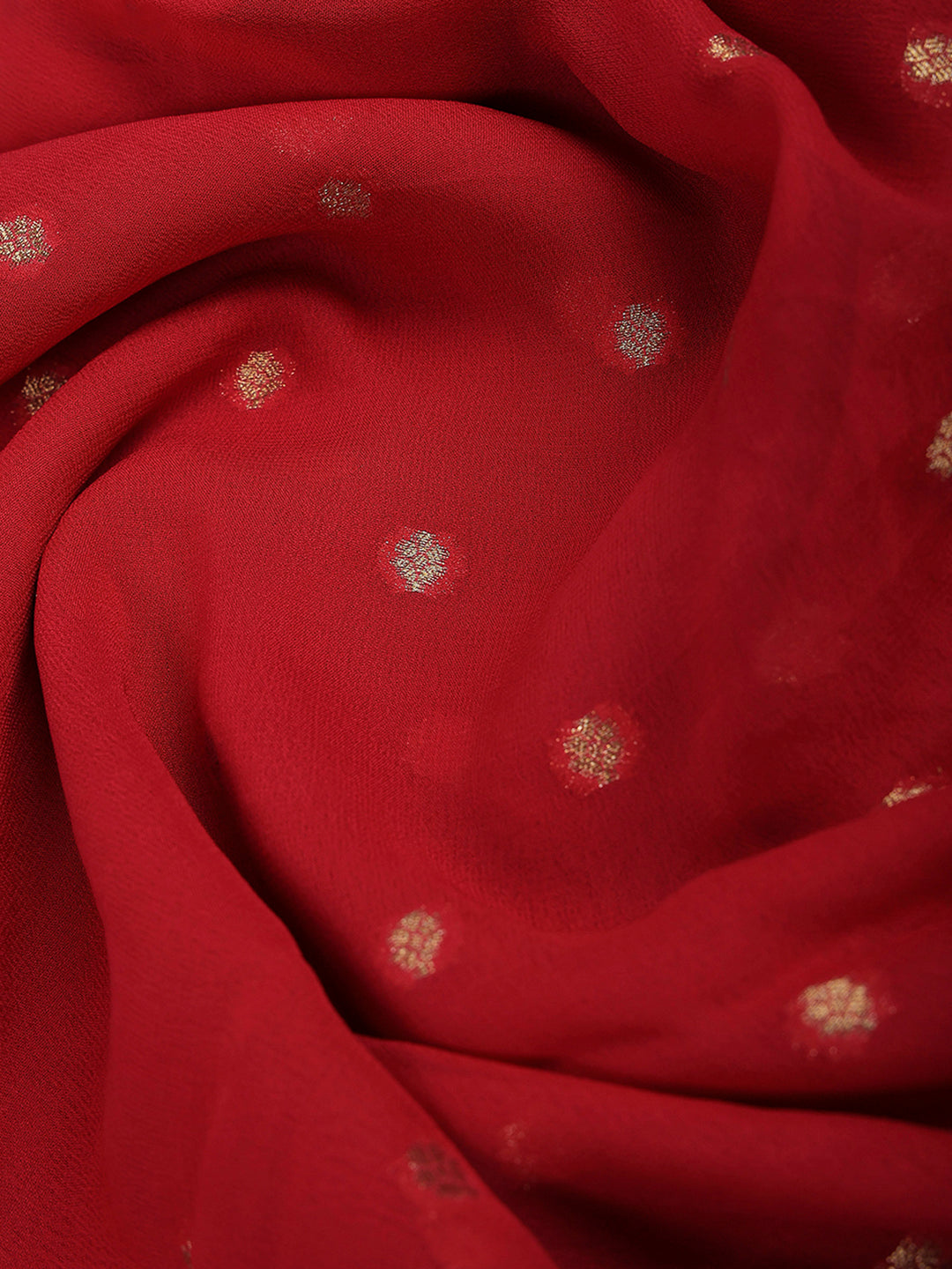 Navy Blue Georgette Woven Saree