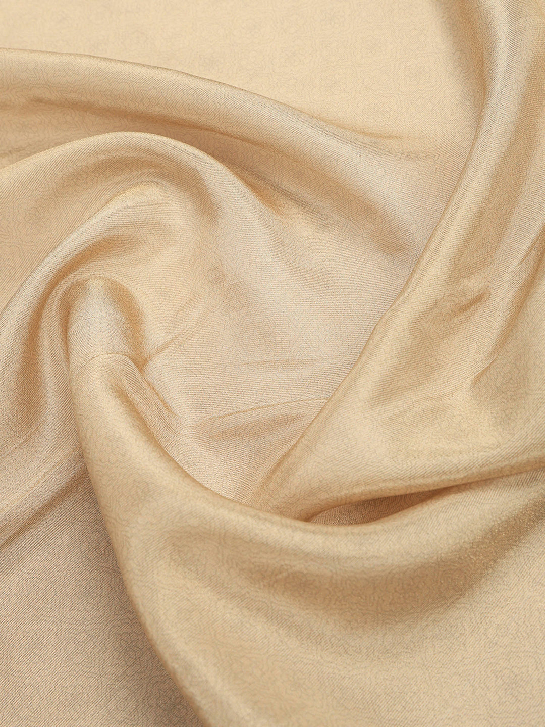 Beige Satin Woven Saree