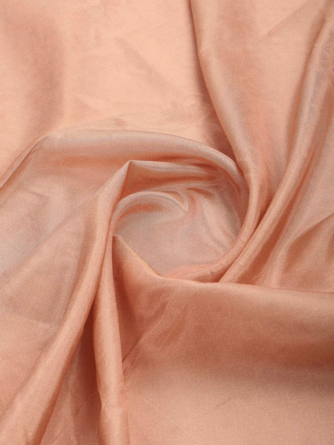 Peach Satin Woven Saree