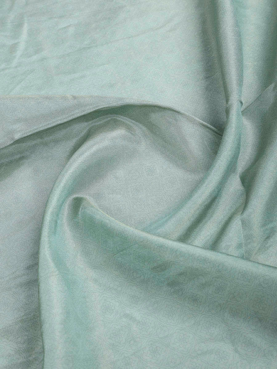 Sea Green Satin Woven Saree