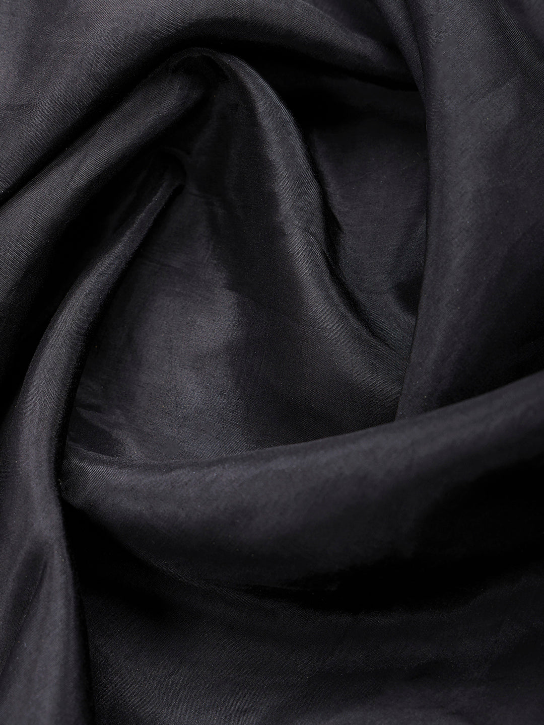 Black Dola Silk Woven Saree