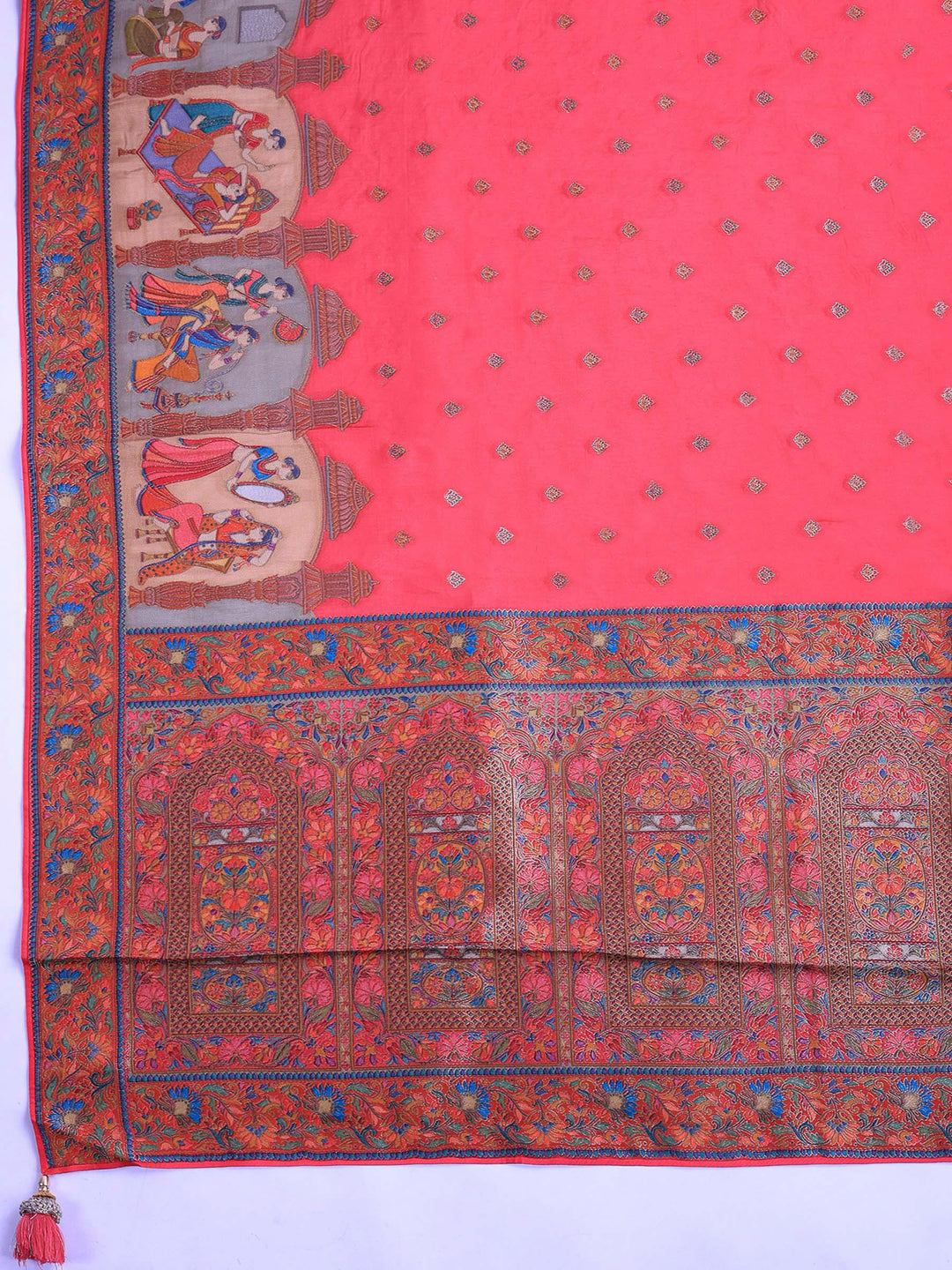 Rani Dola Silk Woven Saree