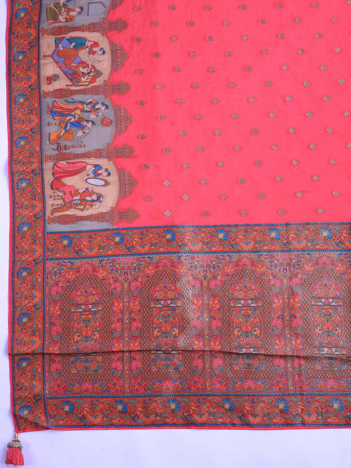 Rani Dola Silk Woven Saree