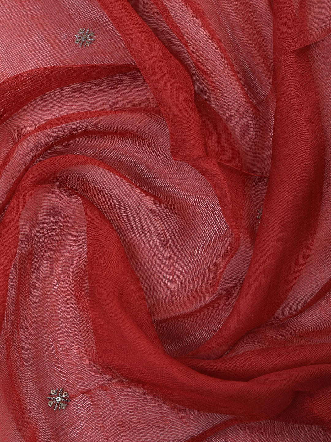 Coral Tissue Printed Unstitched Dress Material