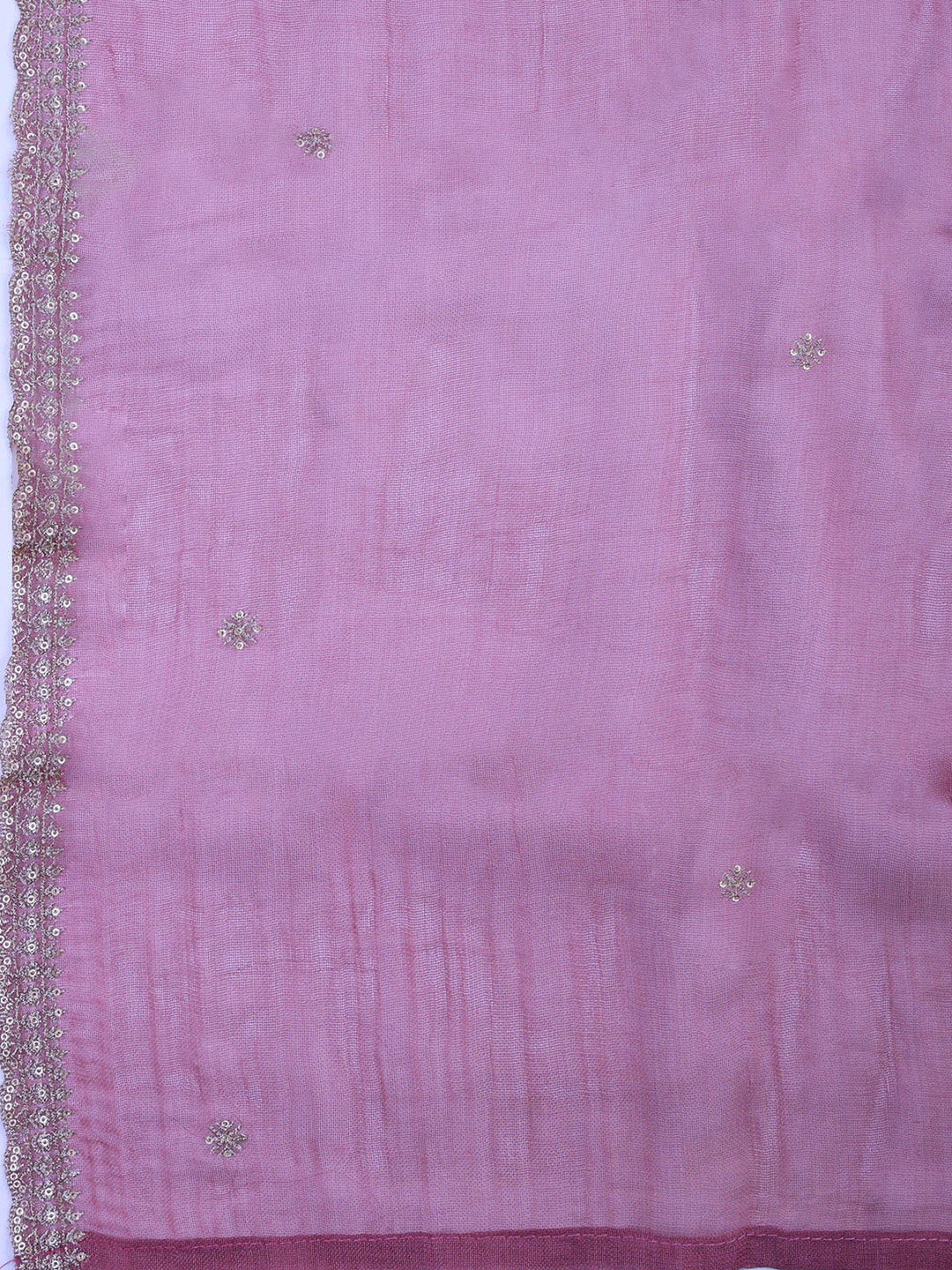 Mauve Tissue Printed Unstitched Dress Material