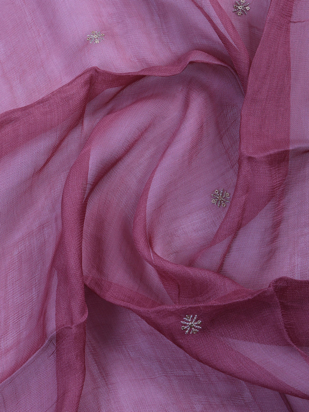 Mauve Tissue Printed Unstitched Dress Material
