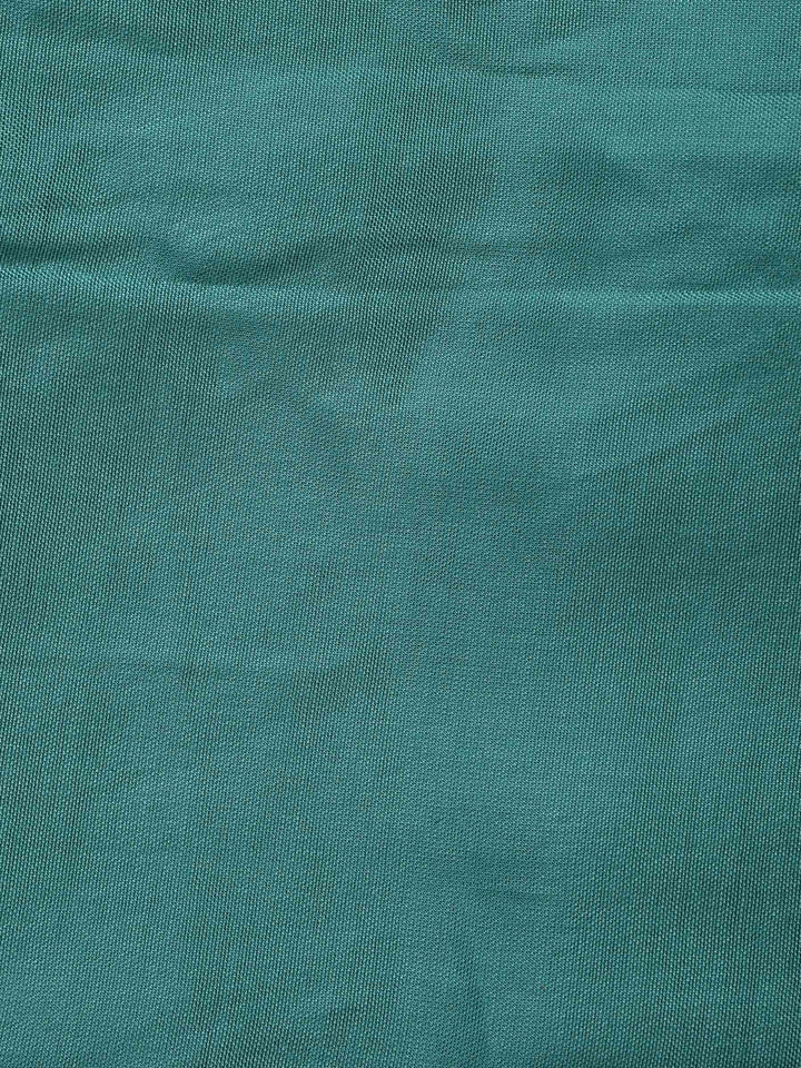 Green Tissue Printed Unstitched Dress Material
