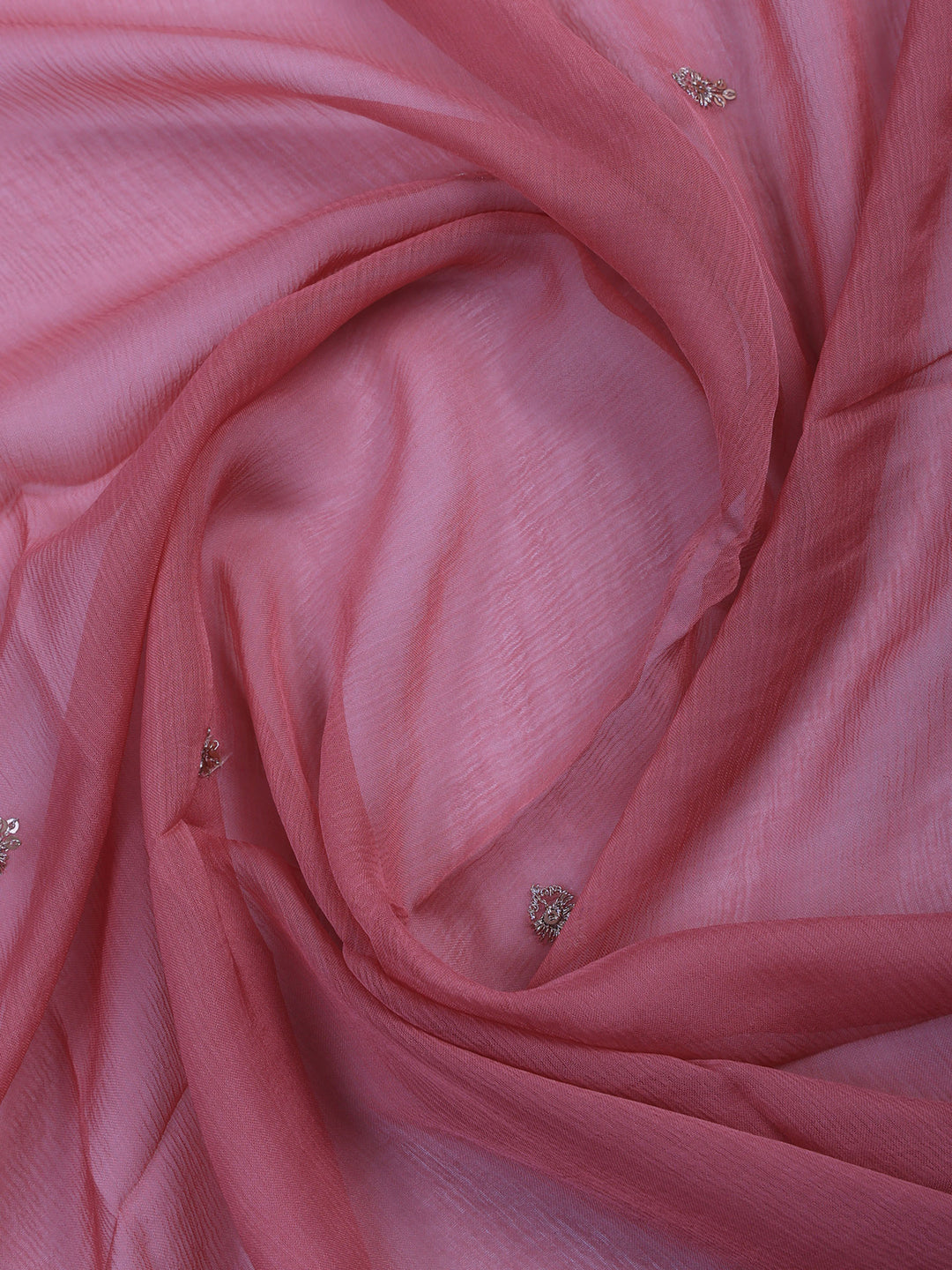 Pink Tissue Printed Unstitched Dress Material