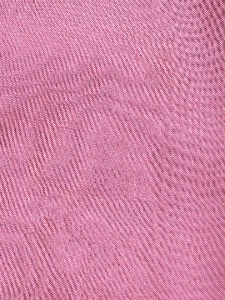 Pink Tissue Printed Unstitched Dress Material
