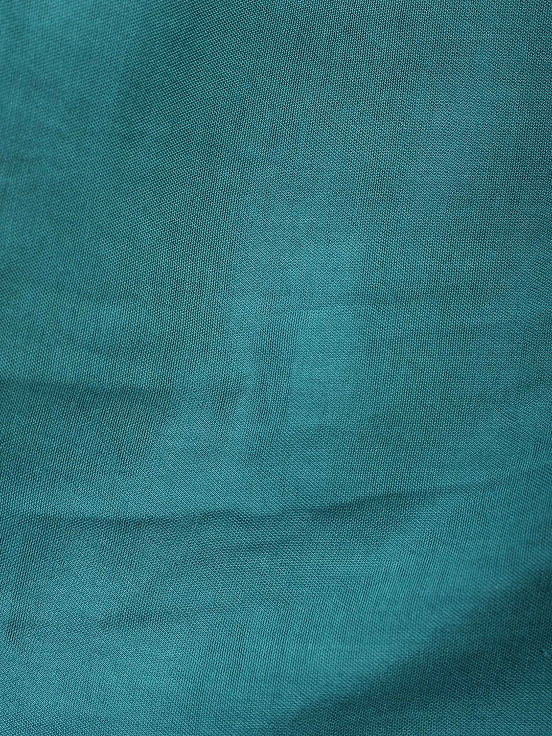 Dull-Green Tissue Printed Unstitched Dress Material