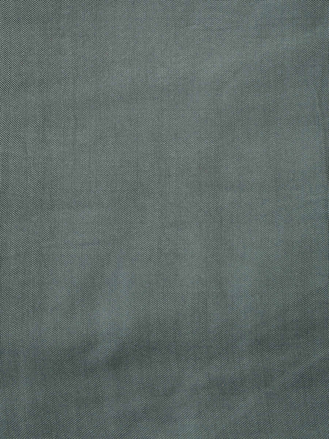 Dusty-Green Tissue Printed Unstitched Dress Material