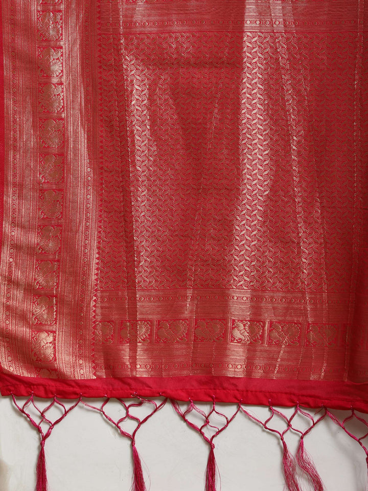 Plain Crepe Saree