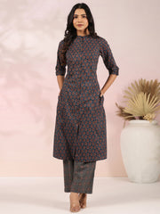 Printed Cotton Kurta Set