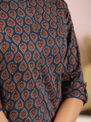 Printed Cotton Kurta Set