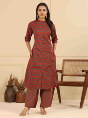 Printed Cotton Kurta Set