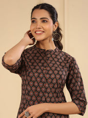 Printed Cotton Kurta Set